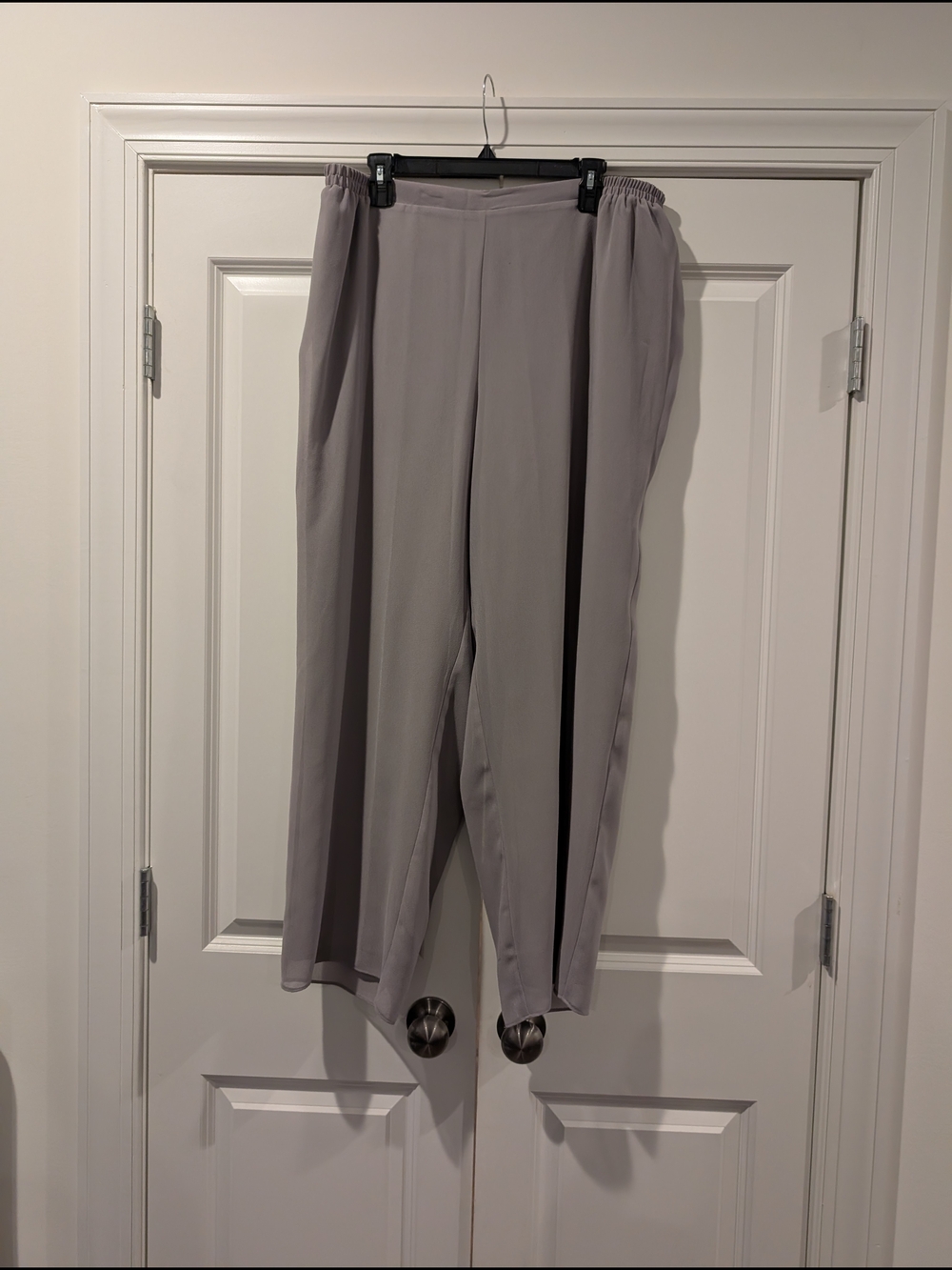 belk Light Gray Women's Wide-Leg Trousers